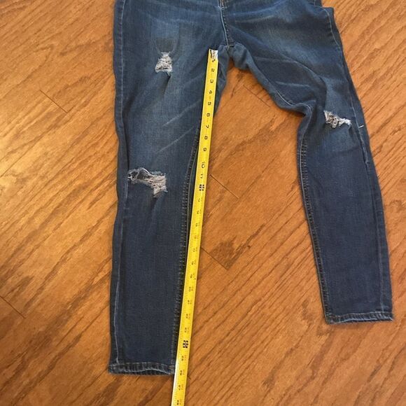 Indigo Rein size 13/30 jeans- curvy fit - distressed front - Picture 6 of 10